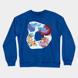 decorative fish Crewneck Sweatshirt